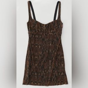 UO Anya Mesh Mini Dress